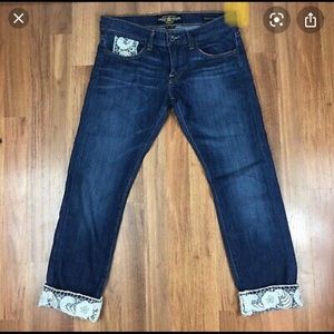 Lucky Brand Sienna tomboy crop size 10/30